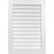 Ekena Millwork Vertical Surface Mount PVC Gable Vent: Non-Functional, w/ 3-1/2"W x 1"P Standard Frame, 28"W x 40"H GVPVE28X4001SN - alternate 1